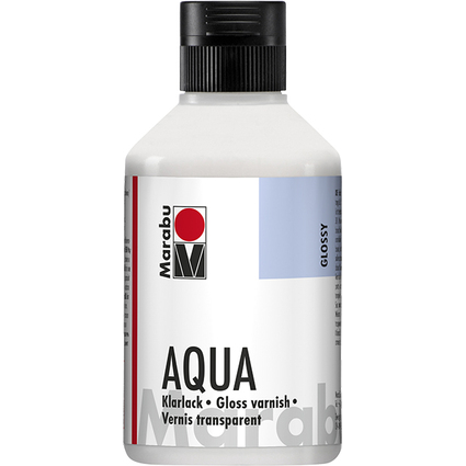 Marabu Acryllack Klarlack AQUA, transparent-glnzend, 250 ml