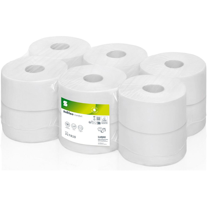 satino by wepa Grorollen-Toilettenpapier Comfort, 180 m
