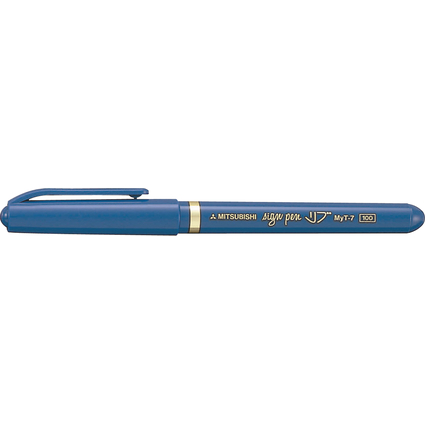 uni-ball Faserschreiber SIGN PEN (MYT7 B), blau