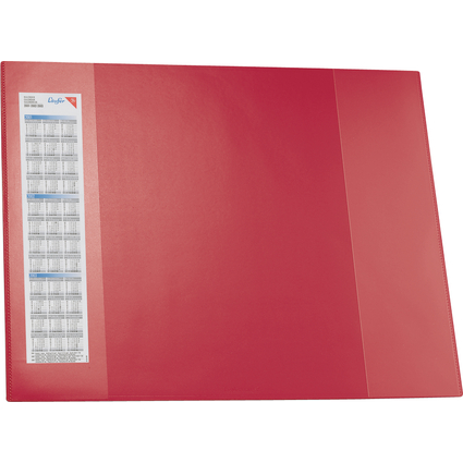 Lufer Schreibunterlage DURELLA D2, 520 x 650 mm, rot