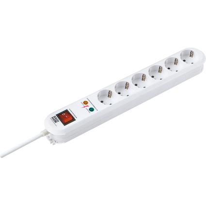 BACHMANN Steckdosenleiste SMART, 6-fach, weiß