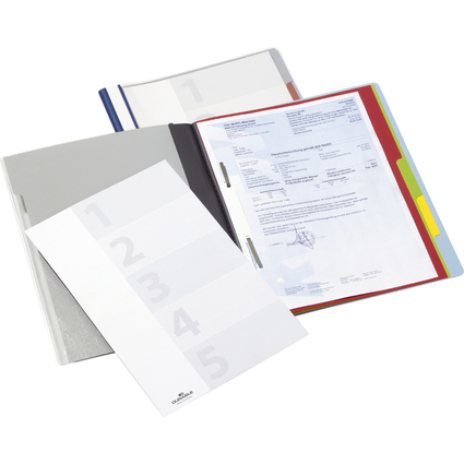 DURABLE Organisationshefter DIVISOFLEX, DIN A4, blau