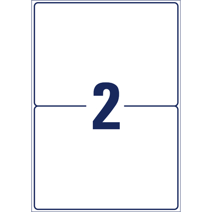 AVERY Zweckform Wetterfeste Versand-Etiketten, 199,6x143,5mm