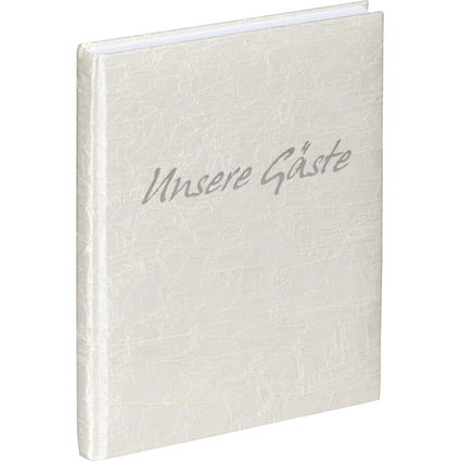 PAGNA Gästebuch, Motiv: "Tsarina", weiß, 192 Seiten