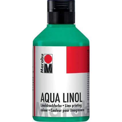 Marabu Aqua-Linoldruckfarbe, blaugrn, 250 ml