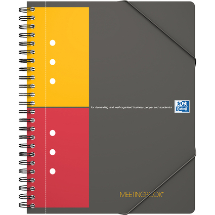 Oxford International Collegeblock "MEETINGBOOK", kariert, A5