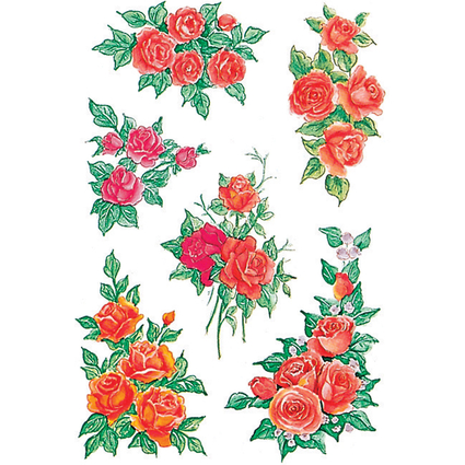 HERMA Sticker DECOR "Rosenbouquets"