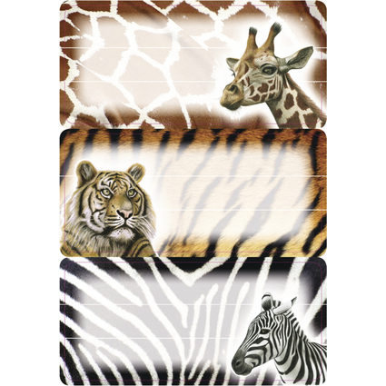 HERMA Buchetiketten "Afrikanische Tiere", 76 x 35 mm