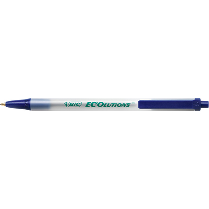 BIC Druckkugelschreiber ECOlutions Clic Stic, blau