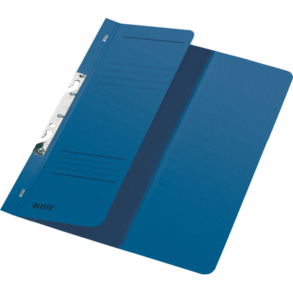 LEITZ Einhakhefter, DIN A4, Manilakarton, blau
