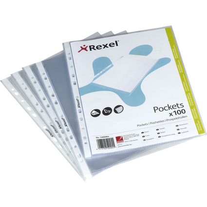 REXEL Prospekthülle Top Quality, A4, PP, glasklar, 0,08 mm
