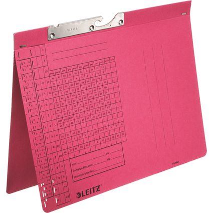 LEITZ Pendelhefter, A4, Behrdenheftung, rot, 250 g/qm