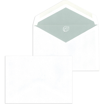 MAILmedia Briefumschlge C6 naklebend, ohne Fenster, wei