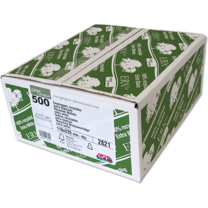 GPV Briefumschlge "ERAPure" DL 110 x 220 mm, ohne Fenster