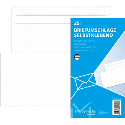 MAILmedia Briefumschlag Offset wei, Kompakt, ohne Fenster