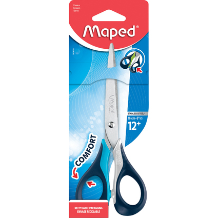 Maped Schere Sensoft 3D, spitz, Lnge: 160 mm, Rechtshnder