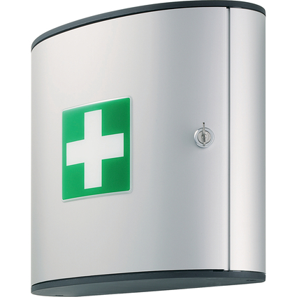 DURABLE FIRST AID BOX M, Design-Erste-Hilfe-Kasten, silber