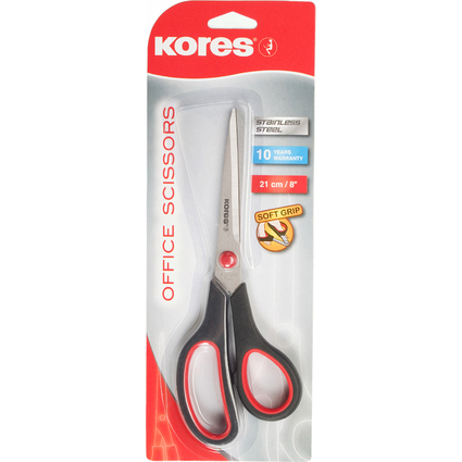 Kores Universal-Schere mit Softgrip-Griff, Lnge: 210 mm