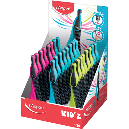 Maped Zirkel Kid'z ohne Adapterring, 24er Display