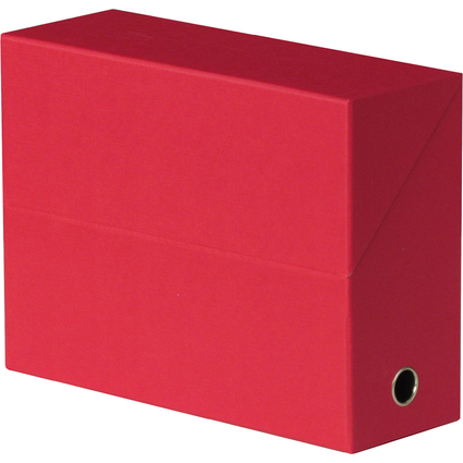 Oxford Dokumentenmappe, DIN A4, Kartoneinband, rot
