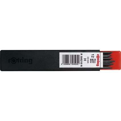 rotring Druckbleistift-Fallminen 2,0 mm, Hrtegrad: HB