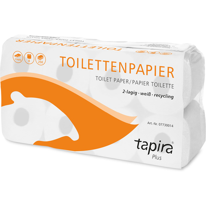 Tapira Toilettenpapier Plus, 2-lagig, wei