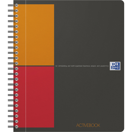 Oxford International Spiral-Notizbuch "ACTIVEBOOK", kariert