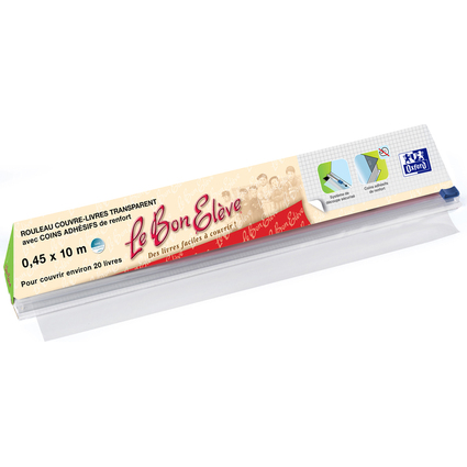 Oxford Buchschutz-Folie "Le Bon Elève", PVC, 450 mm x 10 m