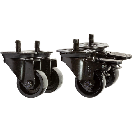 LogiLink Rollensatz für 19" Standschränke, 600 kg