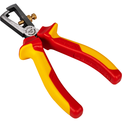 BRÜDER MANNESMANN Abisolierzange, VDE geprüft, Länge: 160 mm