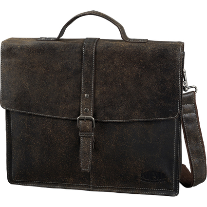 PRIDE&SOUL Umhängetasche "LUCKY", aus Leder, braun