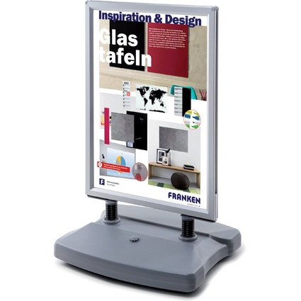FRANKEN Plakatständer "TANK", DIN A1, 670 x 1.123 mm