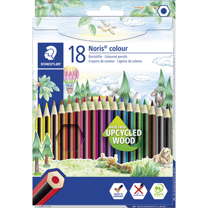 STAEDTLER Buntstift Noris colour, 18er Kartonetui