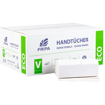 Fripa Handtuchpapier ECO, 250 x 230 mm, V-Falz, wei