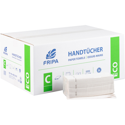 Fripa Handtuchpapier ECO, 250 x 330 mm, C-Falz, wei