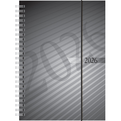 rido id Buchkalender "futura 2", 2026, schwarz