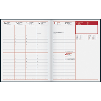 rido id Buchkalender "Managerkalender TM Belnova", 2026