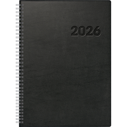 rido idé Buchkalender "Conform Wire-O", 2026, schwarz