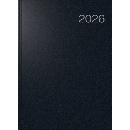 rido id Buchkalender "Conform Balacron", 2026, schwarz