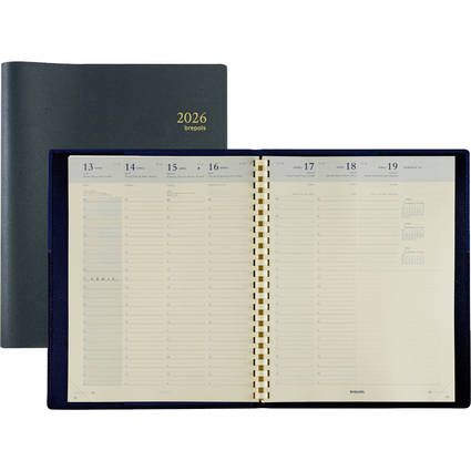Brepols Buchkalender "OMEGA 27", 2026, 210 x 270 mm