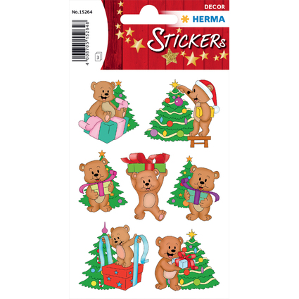 HERMA Weihnachts-Sticker DECOR "Weihnachtsbren"