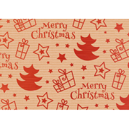 SUSY CARD Weihnachts-Geschenkpapier "Xmas Elements"