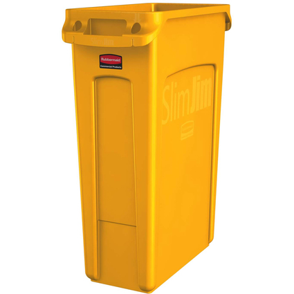 Rubbermaid Abfallbehlter Slim Jim mit Lftungskanlen