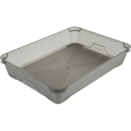 keeeper Stapelkrbchen "mirko", DIN A4, crystal-grey