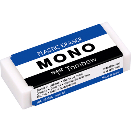 Tombow Kunststoff-Radierer "MONO M", wei
