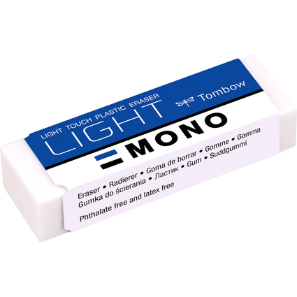 Tombow Kunststoff-Radierer "MONO light", wei