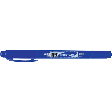 Tombow Doppel-Fineliner MONO twin, blau