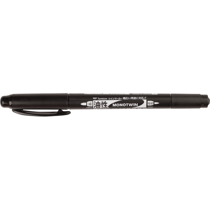 Tombow Doppel-Fineliner MONO twin, schwarz