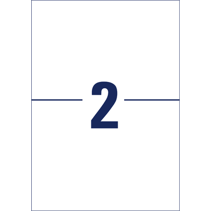 AVERY Zweckform Versand-Etiketten, 210 x 148 mm, weiß