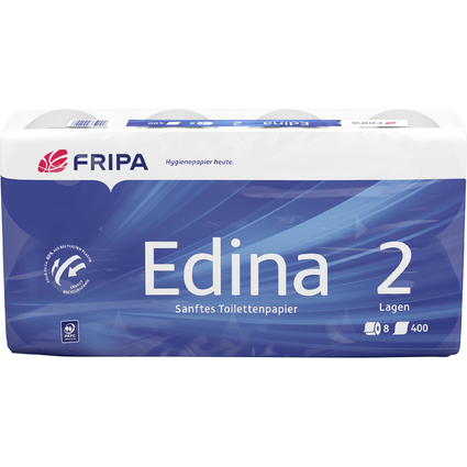 Fripa Toilettenpapier Edina, 2-lagig, hochwei